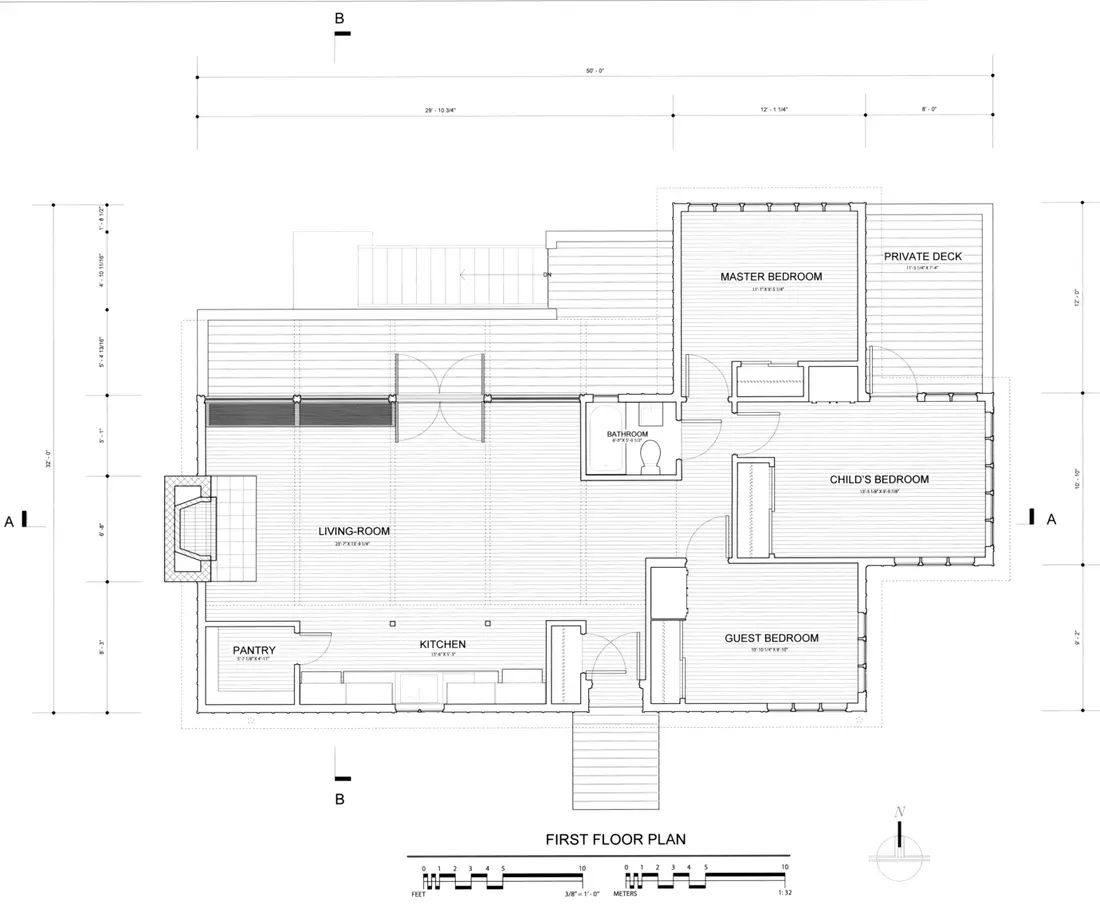 Sample floor plan loaded in the MeasureFloorPlan measuring tool