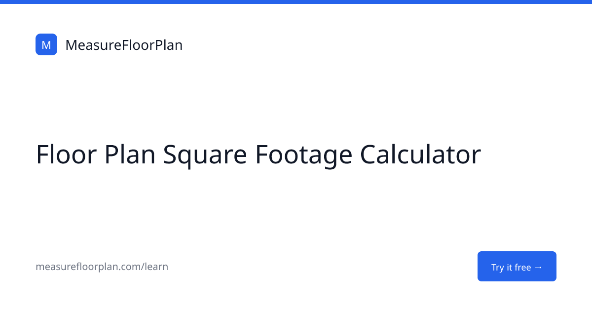 Floor Plan Symbols: The Complete Visual Guide | MeasureFloorPlan