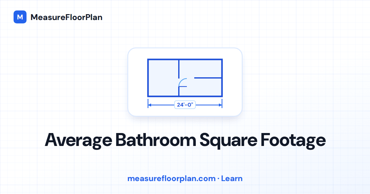 Average Bathroom Square Footage