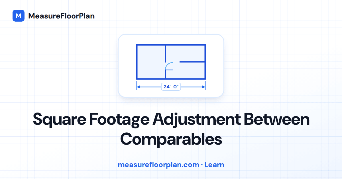 How Appraisers Adjust for Square Footage Differences Between Comparables