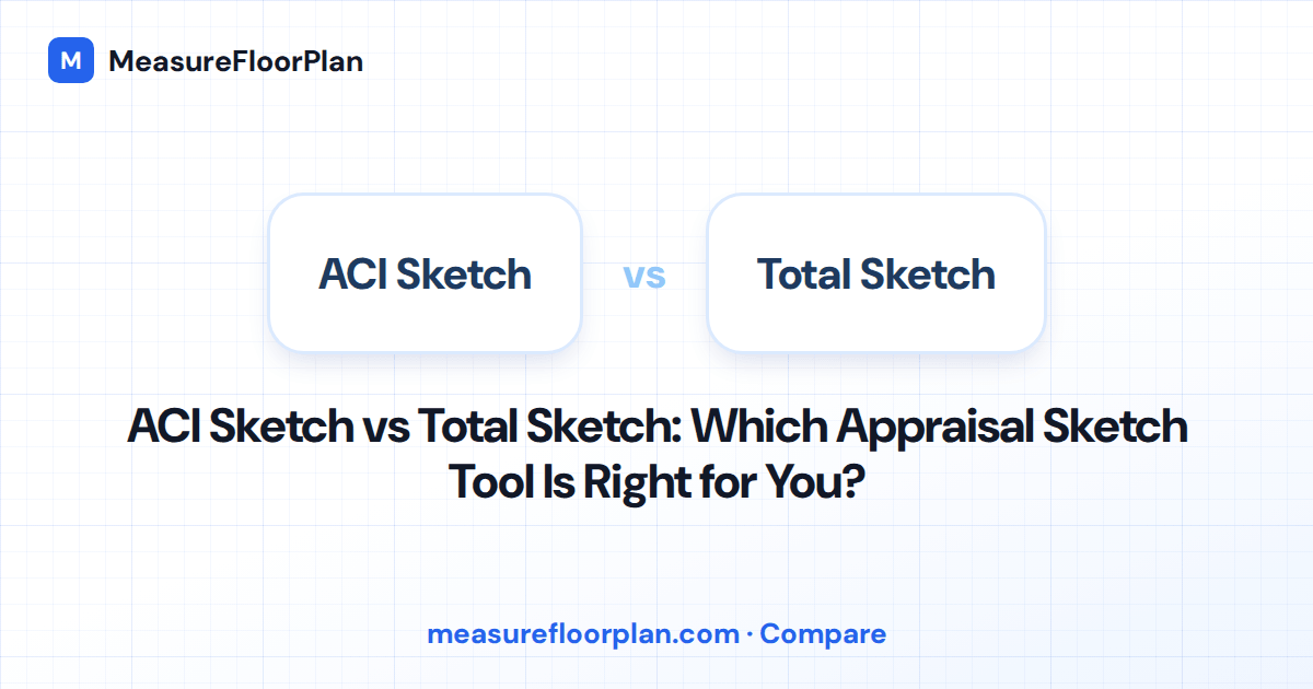ACI Sketch vs Total Sketch: Which Appraisal Sketch Tool Is Right for You?