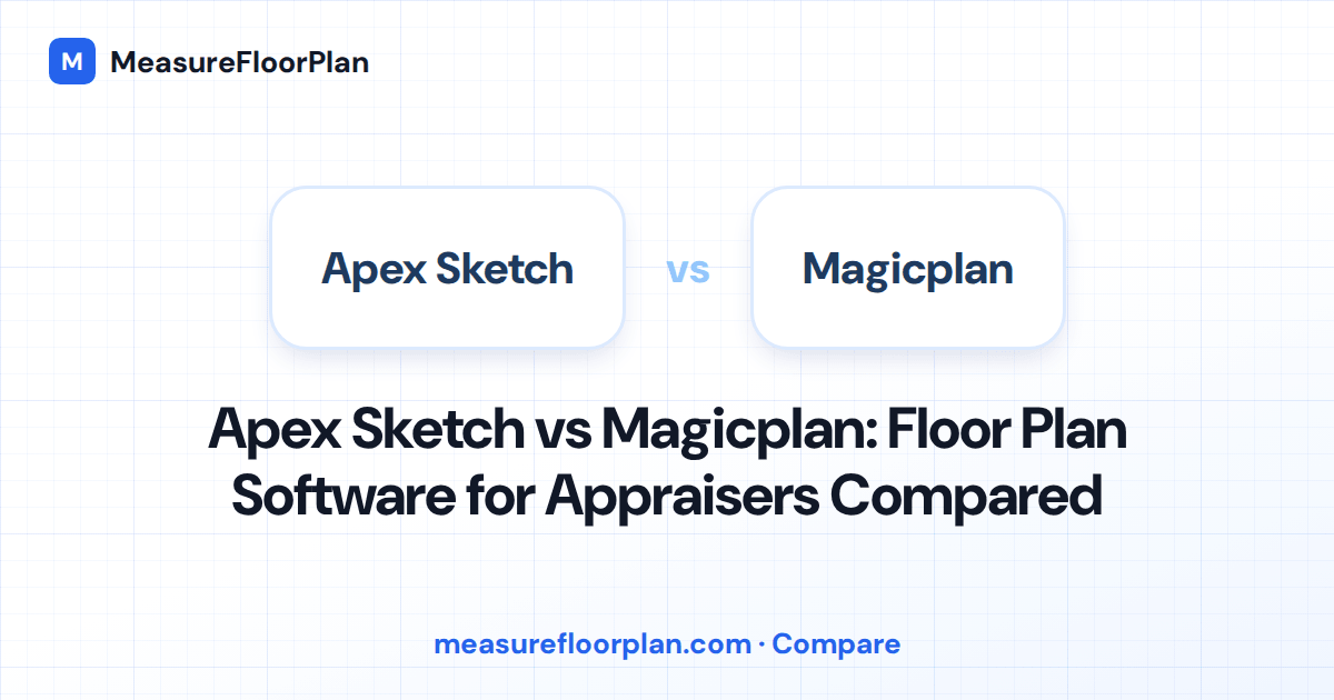 Apex Sketch vs Magicplan: Best Floor Plan Tool for Appraisers?