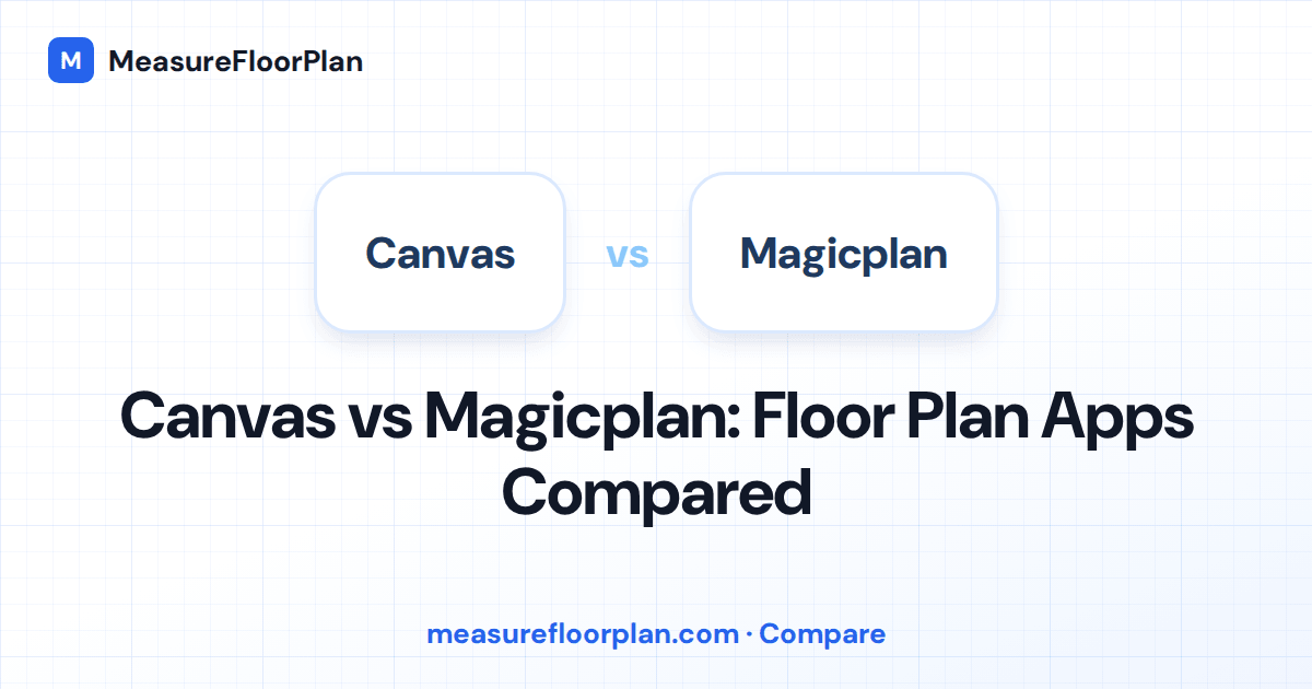 Canvas vs Magicplan: Which Floor Plan App Should You Use?