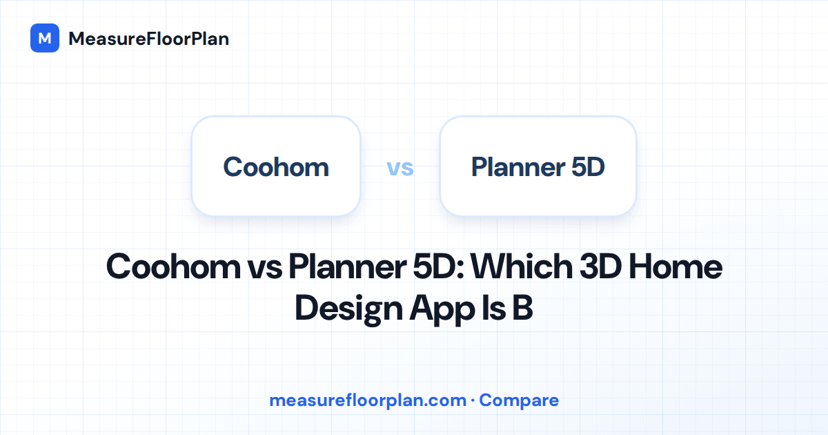Coohom vs Planner 5D: Which 3D Home Design App Wins?