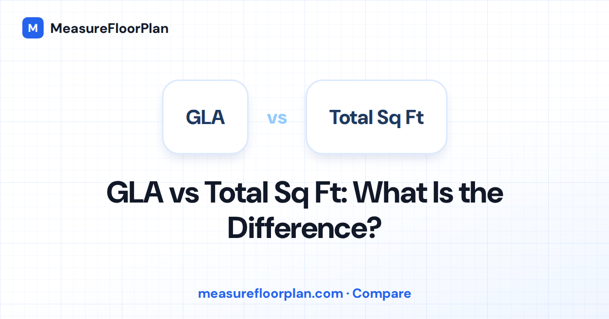 GLA vs Total Square Footage: What Is the Difference?