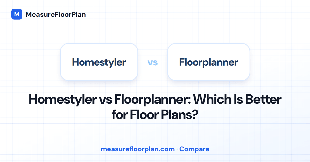 Homestyler vs Floorplanner: Interior Design Tool vs Floor Plan App