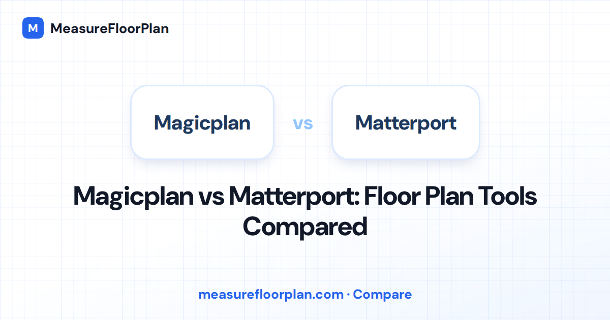 Magicplan vs Matterport: Which Floor Plan Tool Is Right for You?