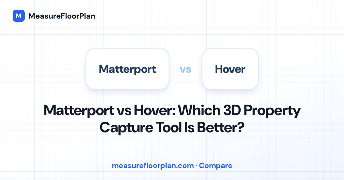 Matterport vs Hover: Which 3D Property Capture Tool Is Right for You?