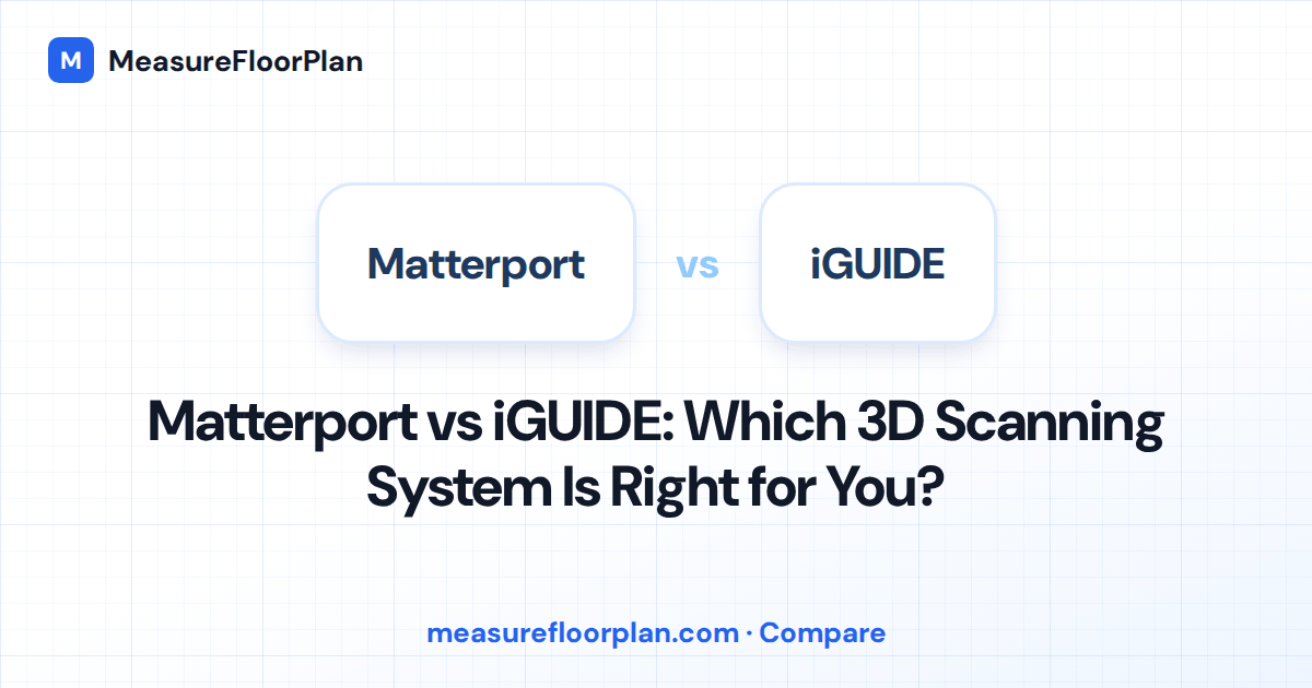 Matterport vs iGUIDE: Which 3D Scanning System Is Right for You?