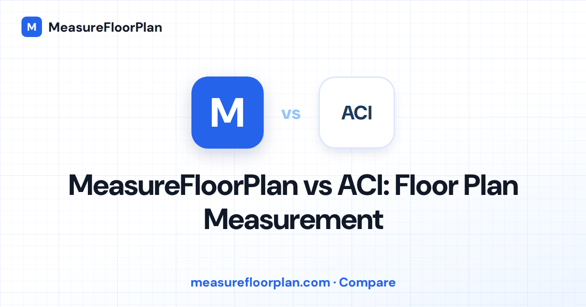 MeasureFloorPlan vs ACI: Which Is Better for Floor Plan Measurement?