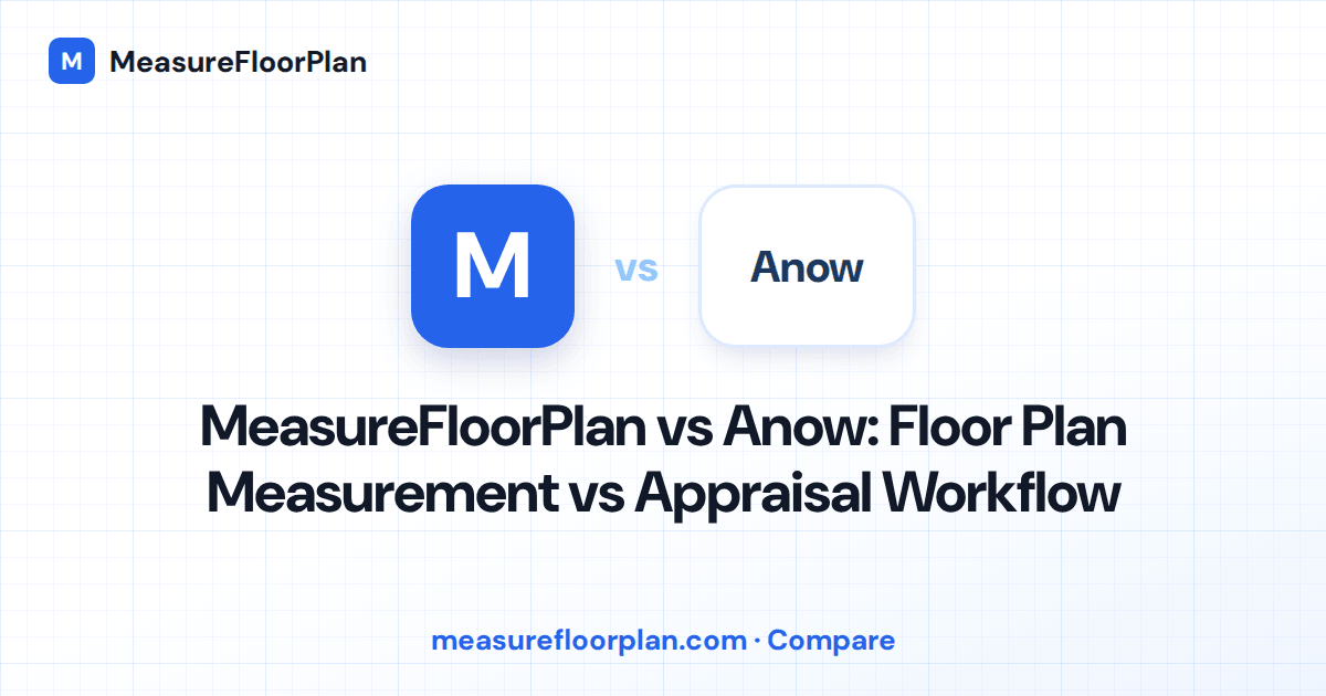 MeasureFloorPlan vs Anow: Different Tools, Different Jobs
