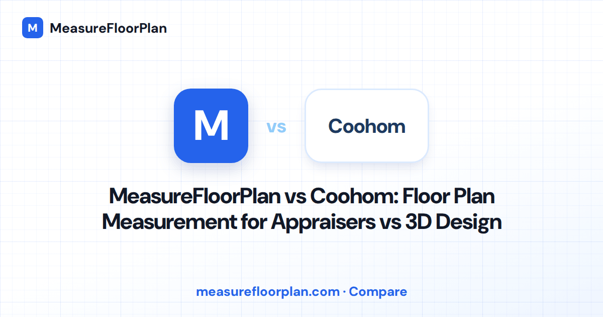 MeasureFloorPlan vs Coohom: Which Tool Is Right for Floor Plan Work?