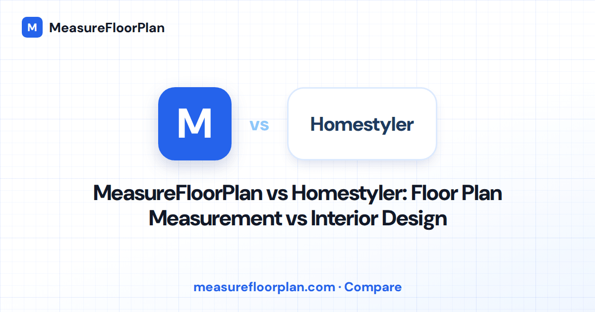 MeasureFloorPlan vs Homestyler: Which Tool Should Appraisers Use?