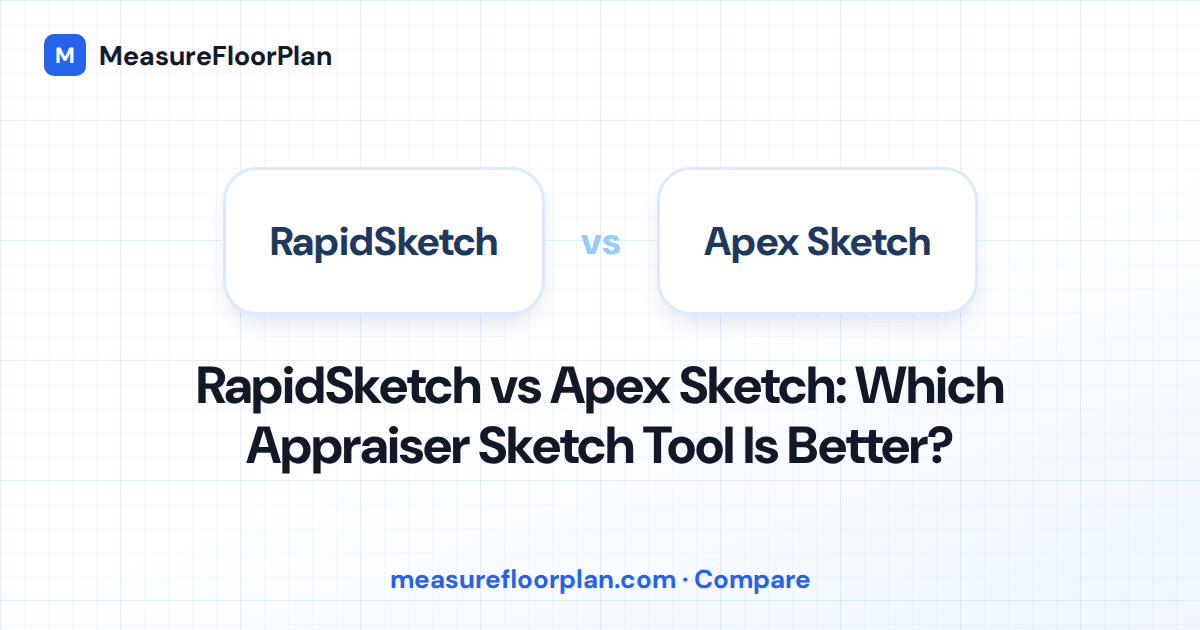 RapidSketch vs Apex Sketch: Which Is Better for Appraiser Floor Plans?
