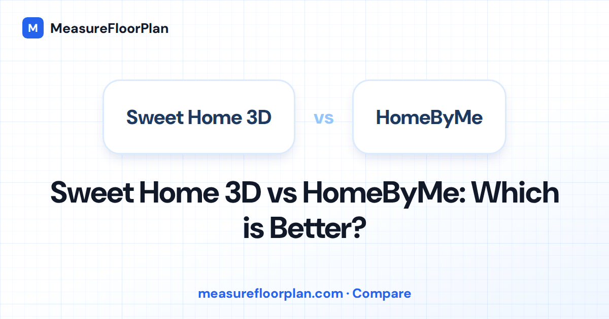 Sweet Home 3D vs HomeByMe: Which is Better?