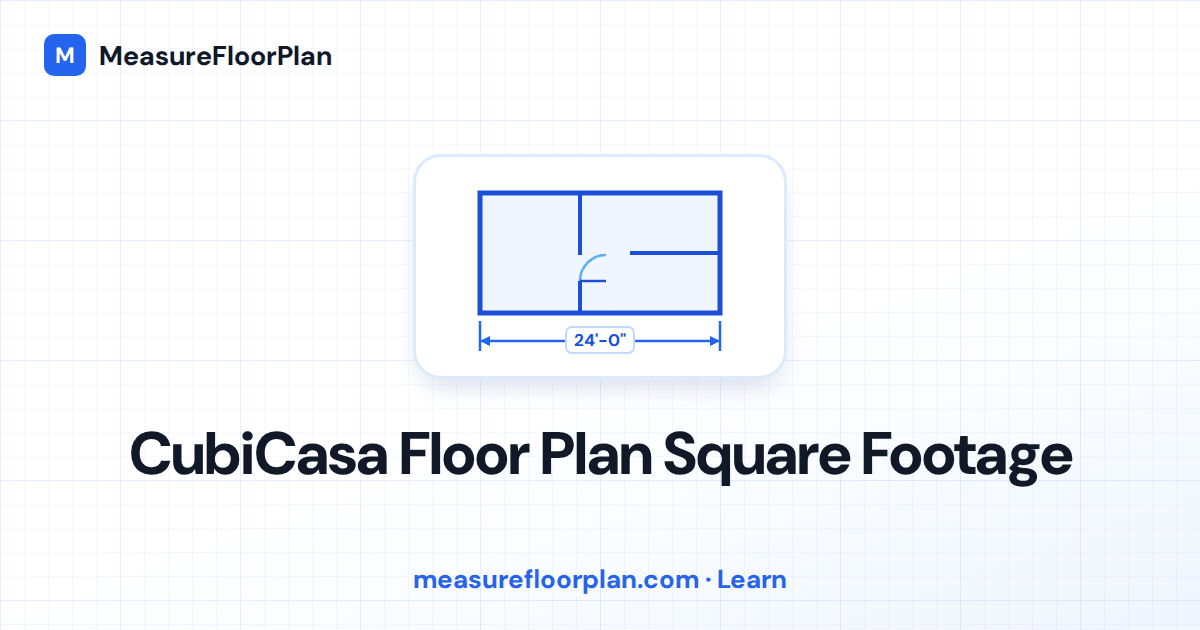 How to Get Square Footage from a CubiCasa Floor Plan