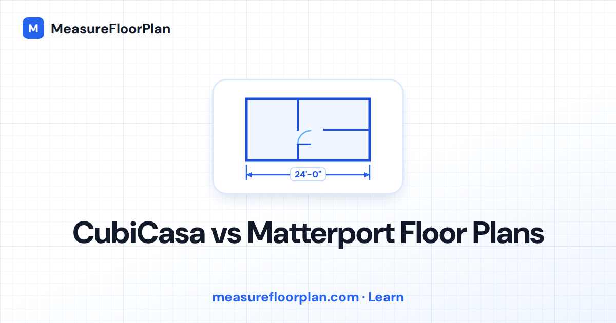 CubiCasa vs Matterport Floor Plans: Which Is Better for Square Footage?
