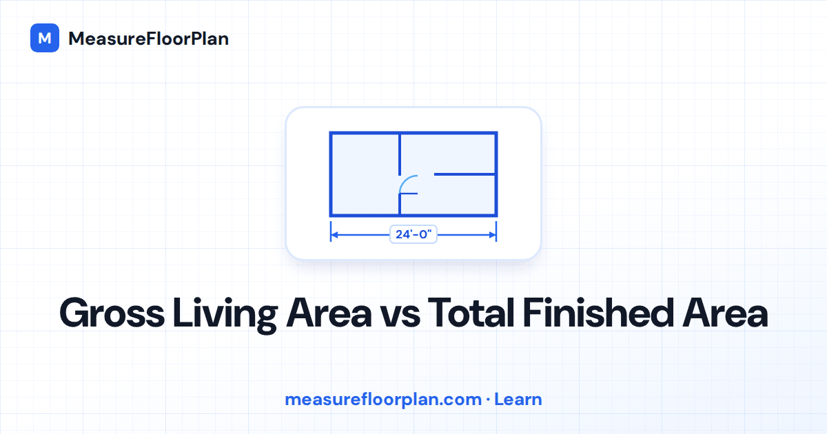 Gross Living Area vs. Total Finished Area: What Appraisers Need to Know