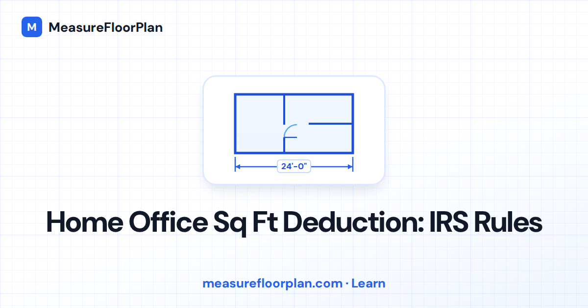 Home Office Square Footage Tax Deduction: IRS Rules, Methods, and Calculation