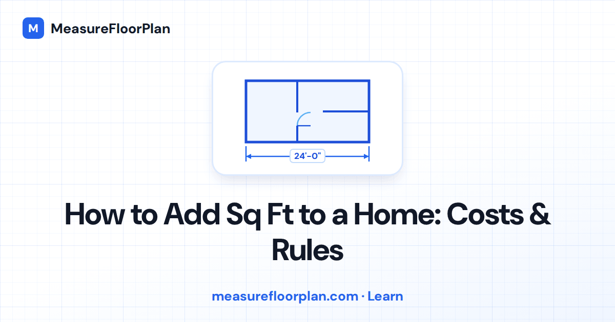 How to Add Square Footage to a Home: Options, Costs, and What Counts as GLA