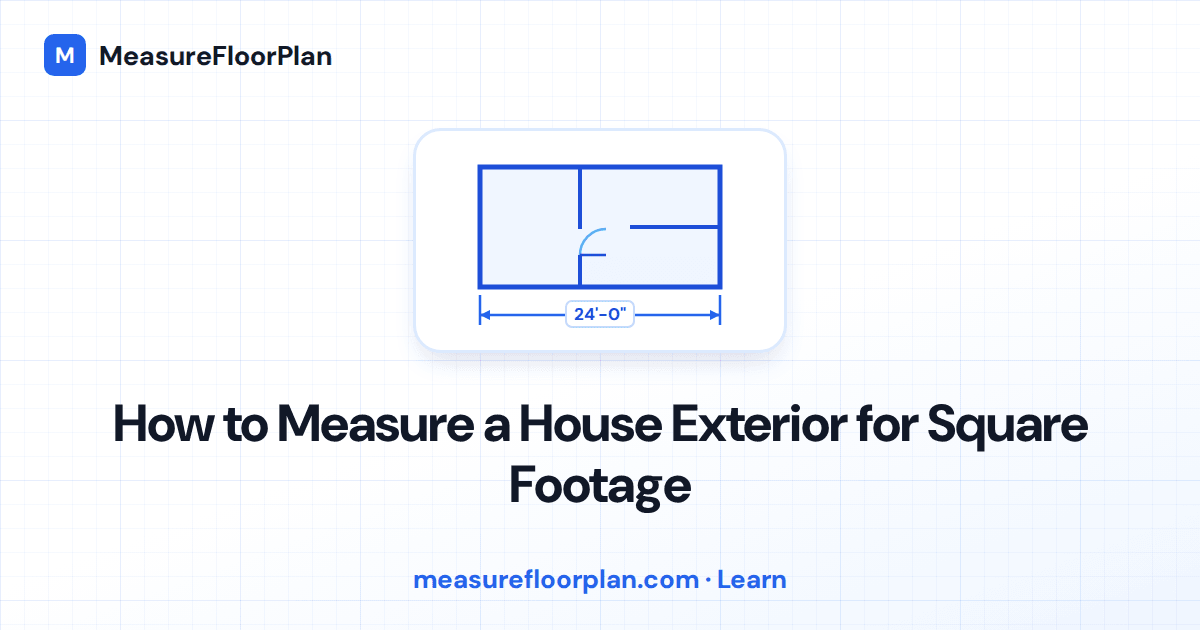 How to Measure a House Exterior for Square Footage