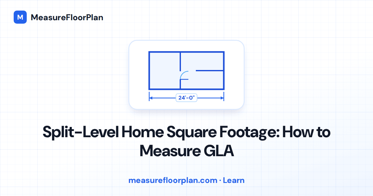 How to Measure Square Footage of a Split-Level Home
