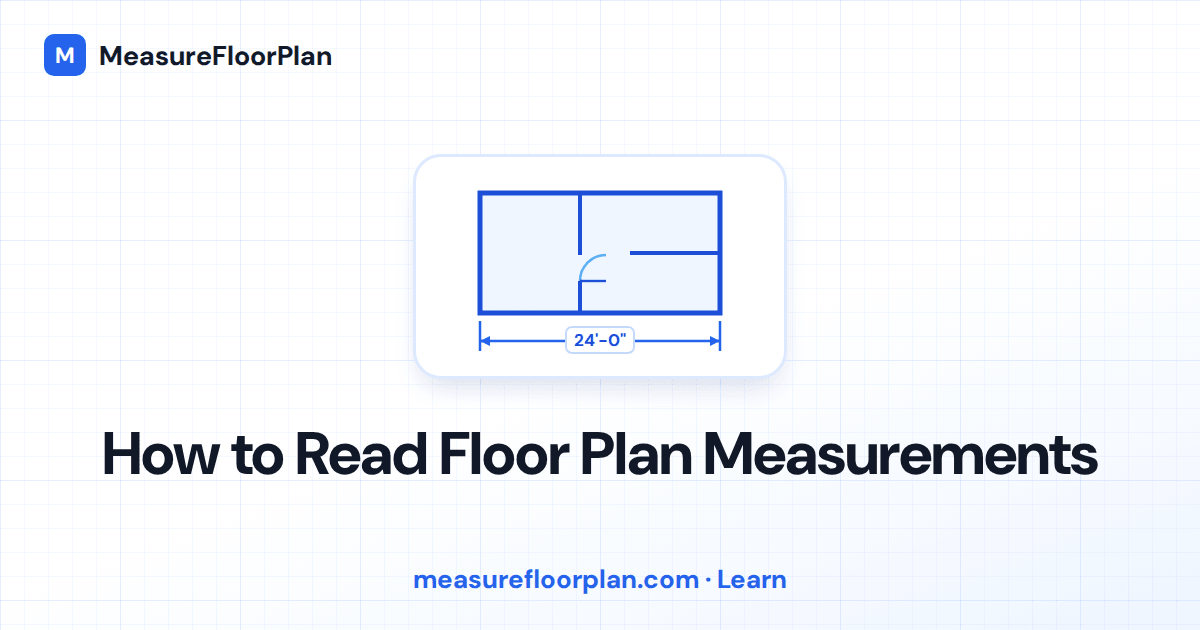 How to Read Floor Plan Measurements