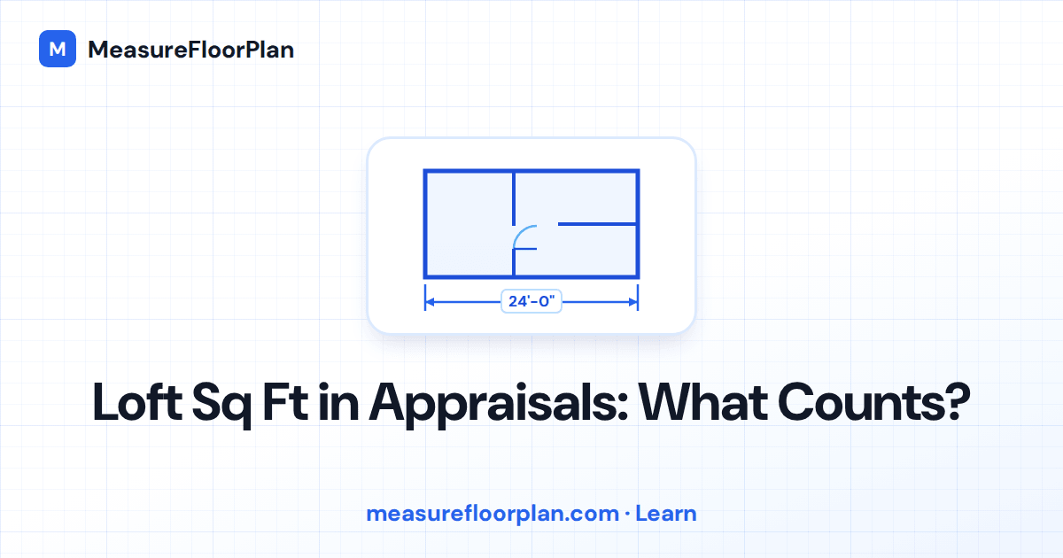 Loft Square Footage in Appraisals: What Counts as GLA?