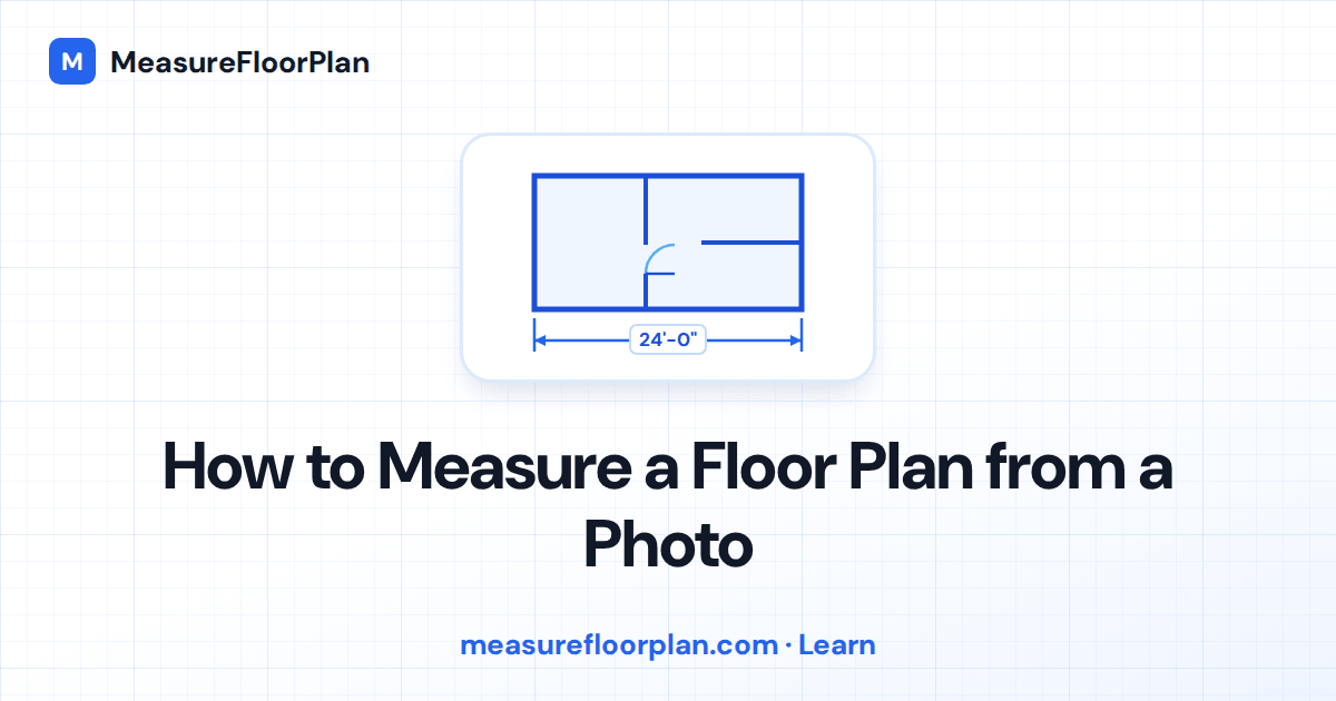 How to Measure a Floor Plan from a Photo