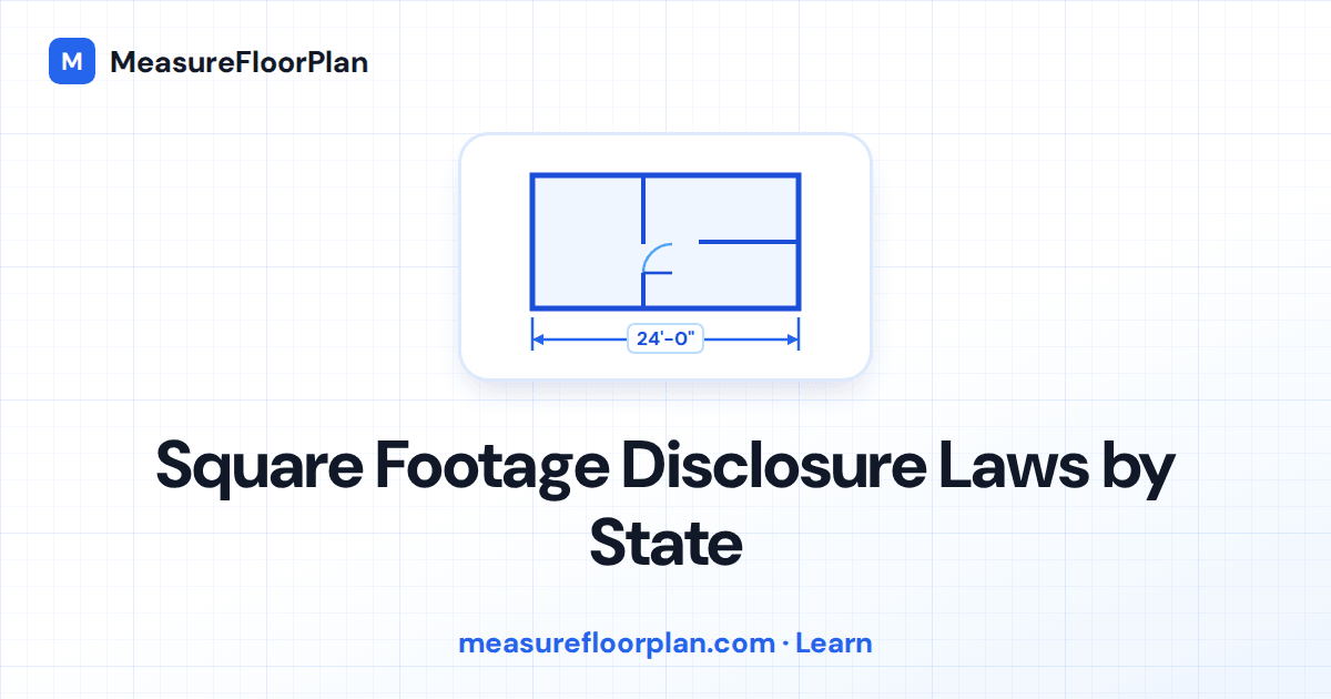 Square Footage Disclosure Laws by State: What Sellers Must Reveal