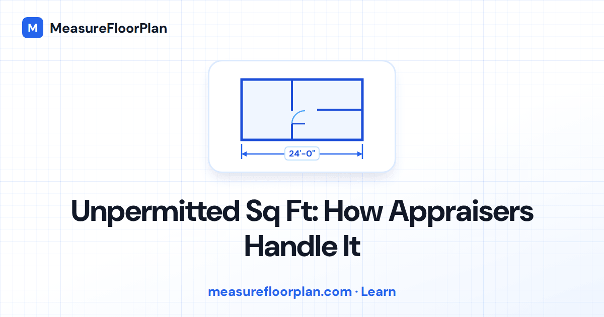 Unpermitted Square Footage Appraisal: How Appraisers Handle Unpermitted Additions