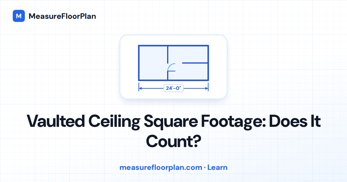 Vaulted Ceiling Square Footage: Does It Count Toward GLA?